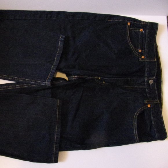 Levi Strauss & Co Men's Regular Fit 505 Dark Blue 38 x 34 - Picture 3 of 6